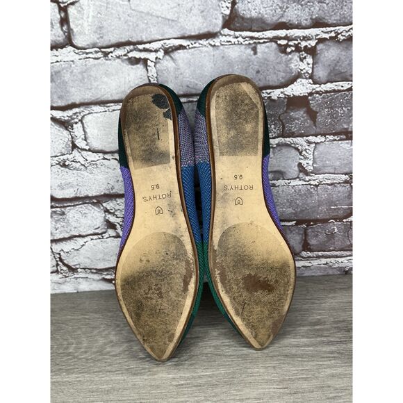 Rothys Fabric Pointed Toe Textile Slip On Ballet Flats Women’s Sz 9.5M US/40.5EU - Picture 12 of 16